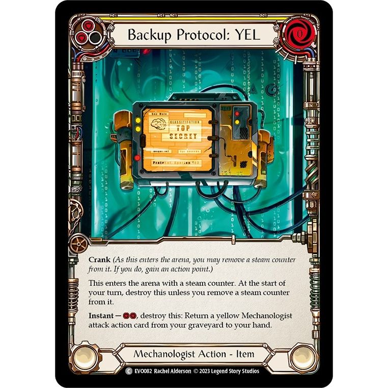 Image for Backup Protocol: YEL (EVO082) (EVO) - Flesh and Blood TCG