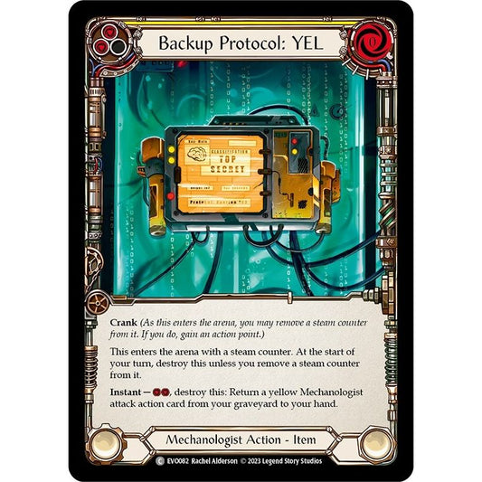 Image for Backup Protocol: YEL (EVO082) (EVO) - Flesh and Blood TCG
