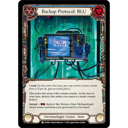 Image for Backup Protocol: BLU (EVO083) (EVO) - Flesh and Blood TCG