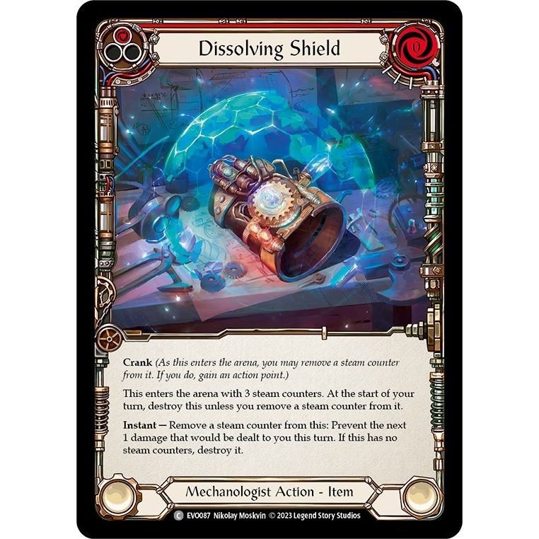 Image for Dissolving Shield (Red) (EVO087) (EVO) - Flesh and Blood TCG