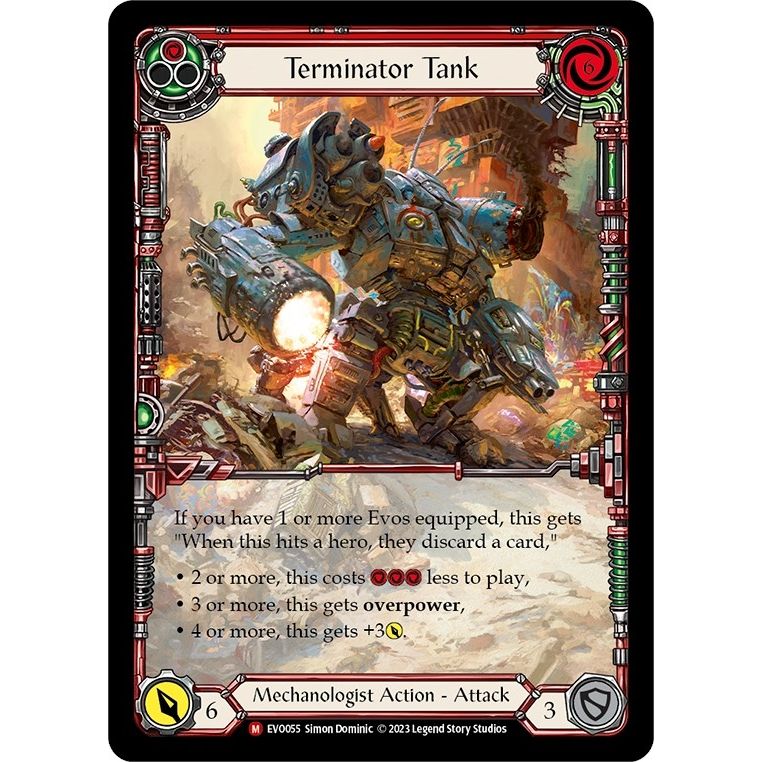 Image for Terminator Tank (Extended Art) (EVO055) (EVO) - Flesh and Blood TCG