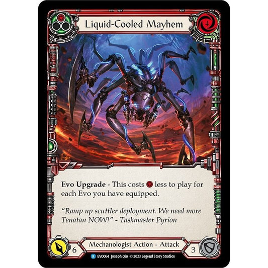Image for Liquid-Cooled Mayhem (Red) (EVO064) (EVO) - Flesh and Blood TCG