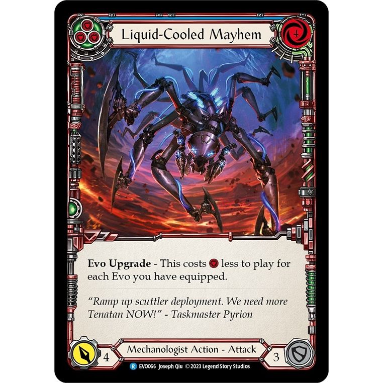 Image for Liquid-Cooled Mayhem (Blue) (EVO066) (EVO) - Flesh and Blood TCG