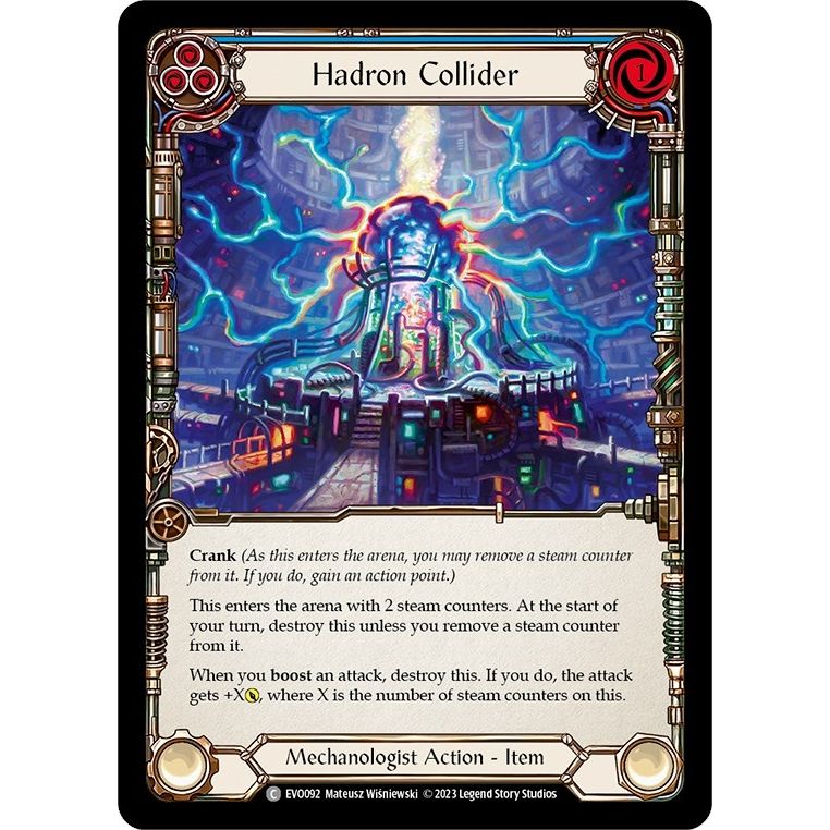 Image for Hadron Collider (Blue) (EVO092) (EVO) - Flesh and Blood TCG