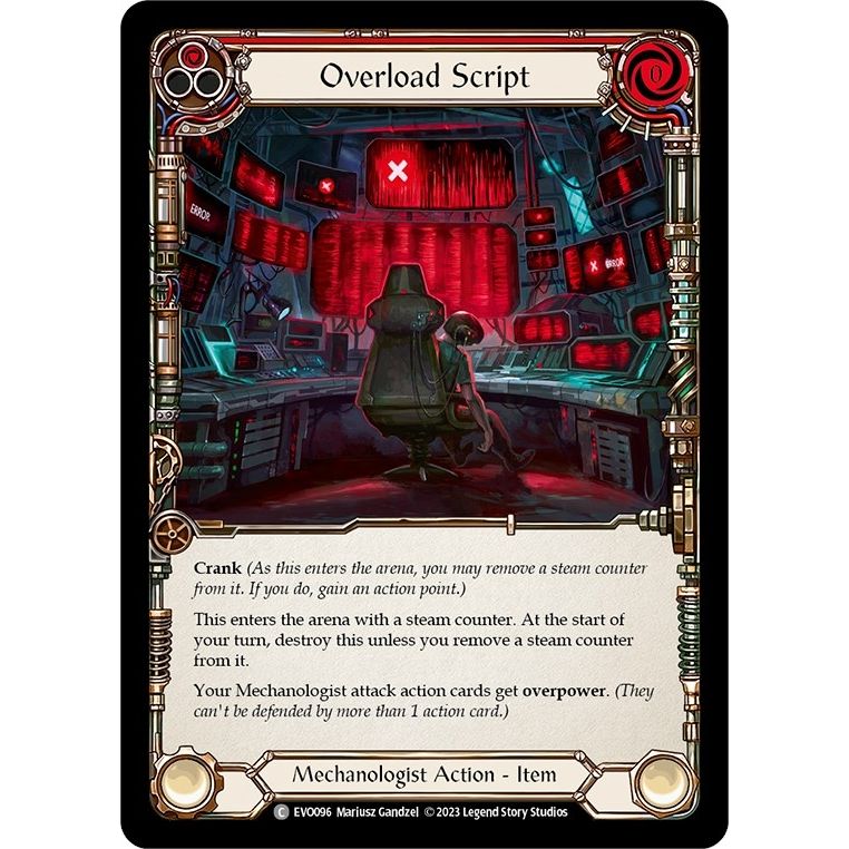 Image for Overload Script (EVO096) (EVO) - Flesh and Blood TCG