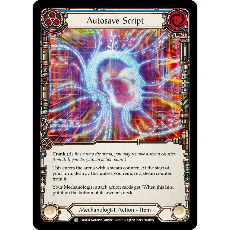 Image for Autosave Script (EVO098) (EVO) - Flesh and Blood TCG