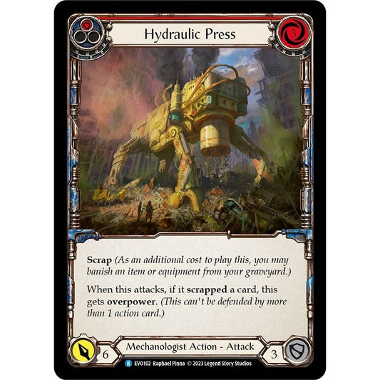 Image for Hydraulic Press (Red) (EVO102) (EVO) - Flesh and Blood TCG