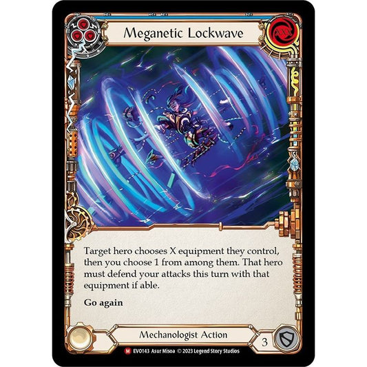 Image for Meganetic Lockwave (EVO143) (EVO) - Flesh and Blood TCG