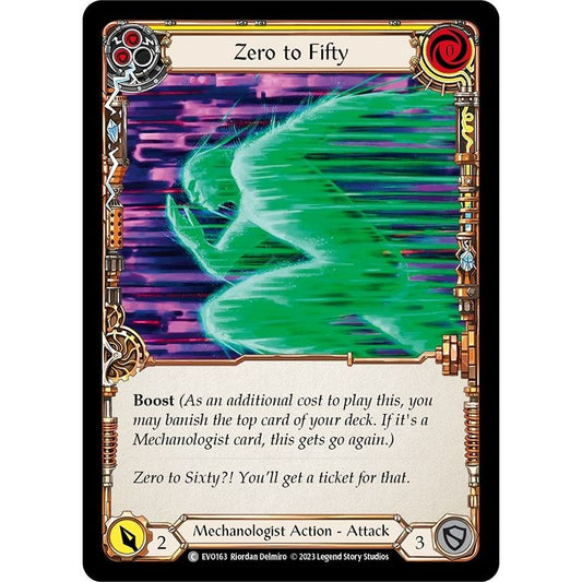 Image for Zero to Fifty (Yellow) (EVO163) (EVO) - Flesh and Blood TCG
