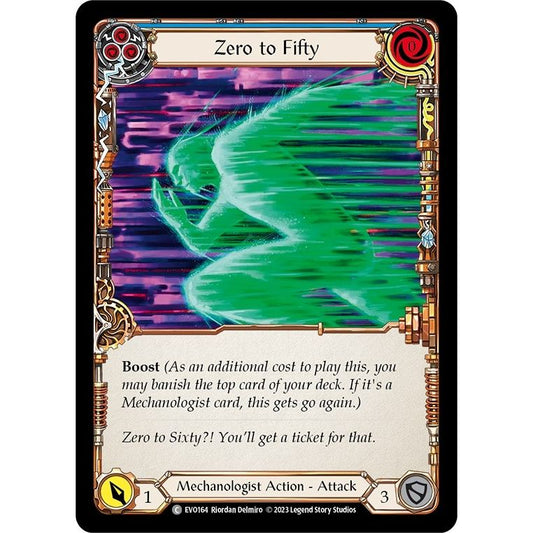Image for Zero to Fifty (Blue) (EVO164) (EVO) - Flesh and Blood TCG
