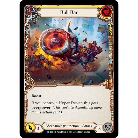 Image for Bull Bar (Yellow) (EVO148) (EVO) - Flesh and Blood TCG