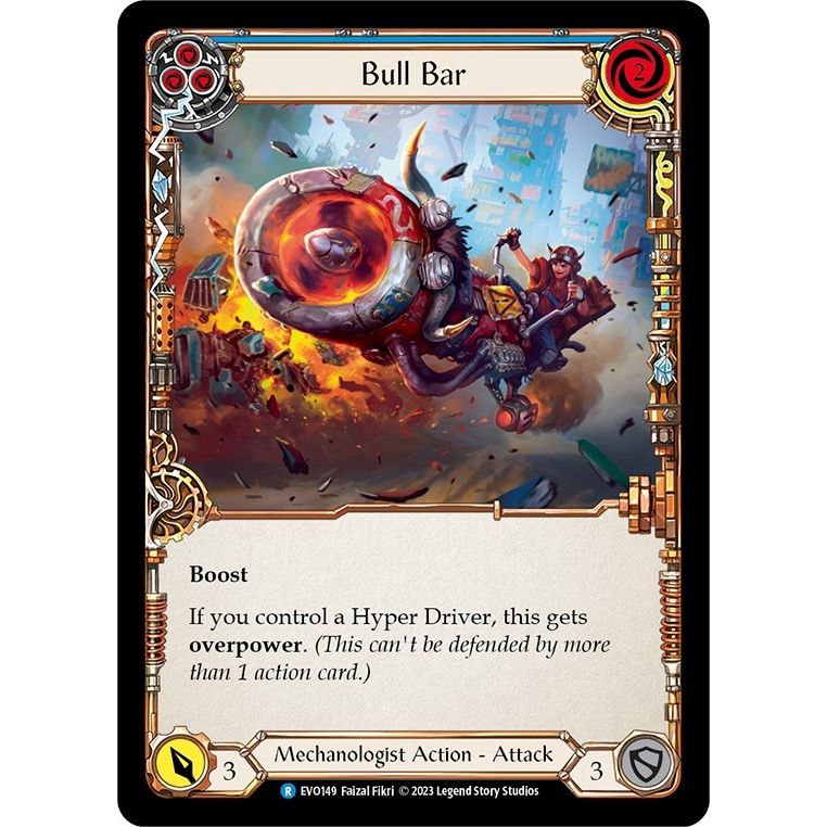 Image for Bull Bar (Blue) (EVO149) (EVO) - Flesh and Blood TCG