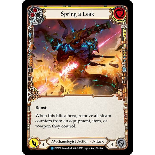 Image for Spring a Leak (Yellow) (EVO151) (EVO) - Flesh and Blood TCG