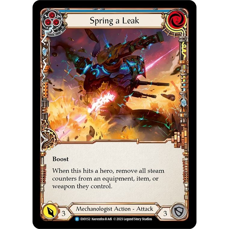 Image for Spring a Leak (Blue) (EVO152) (EVO) - Flesh and Blood TCG