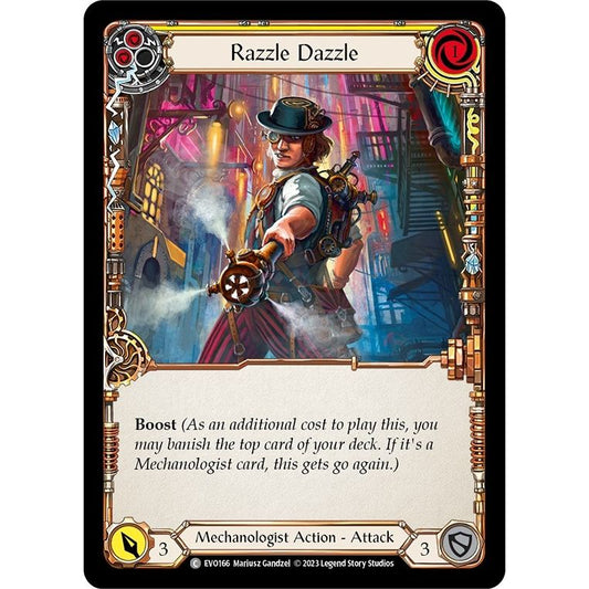 Image for Razzle Dazzle (Yellow) (EVO166) (EVO) - Flesh and Blood TCG