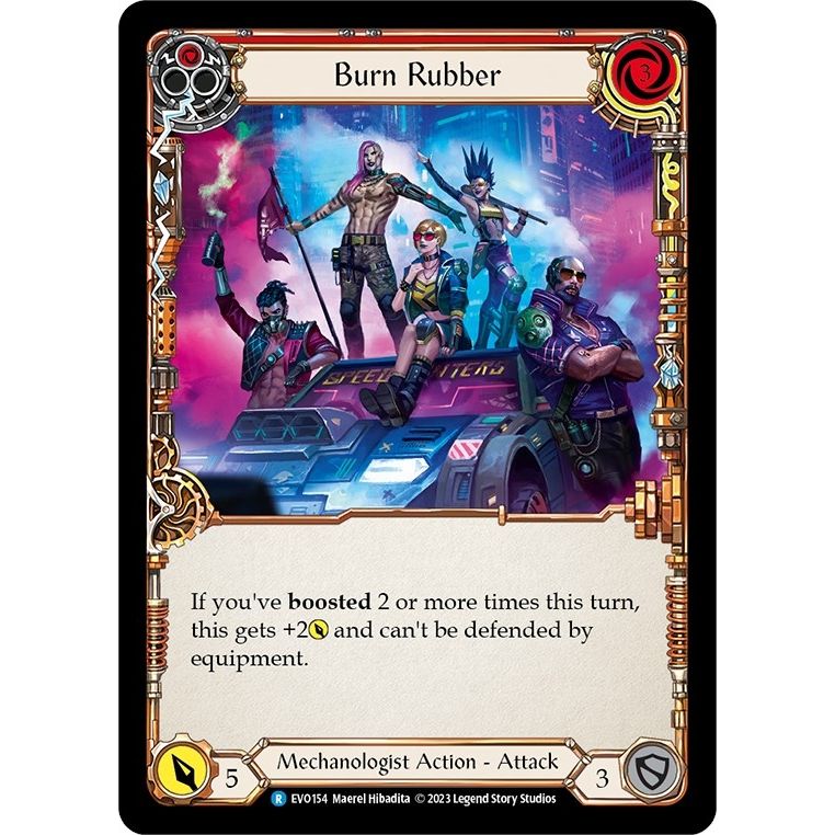Image for Burn Rubber (EVO154) (EVO) - Flesh and Blood TCG