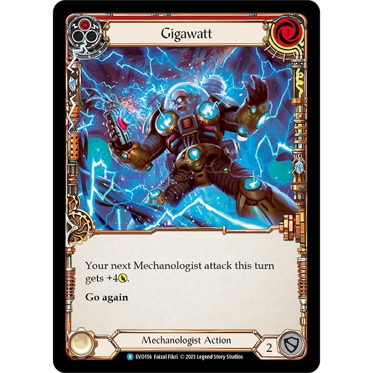 Image for Gigawatt (Red) (EVO156) (EVO) - Flesh and Blood TCG