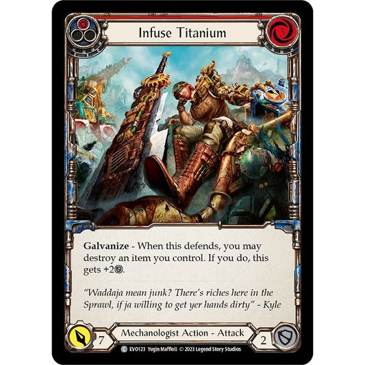 Image for Infuse Titanium (Red) (EVO123) (EVO) - Flesh and Blood TCG
