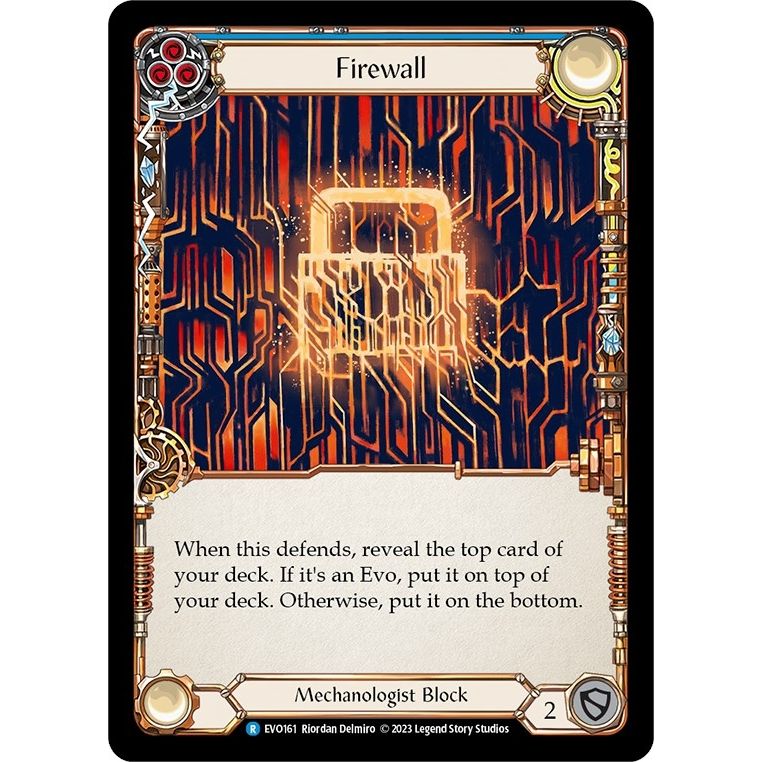 Image for Firewall (Blue) (EVO161) (EVO) - Flesh and Blood TCG
