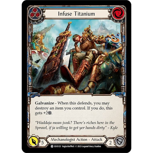 Image for Infuse Titanium (Blue) (EVO125) (EVO) - Flesh and Blood TCG