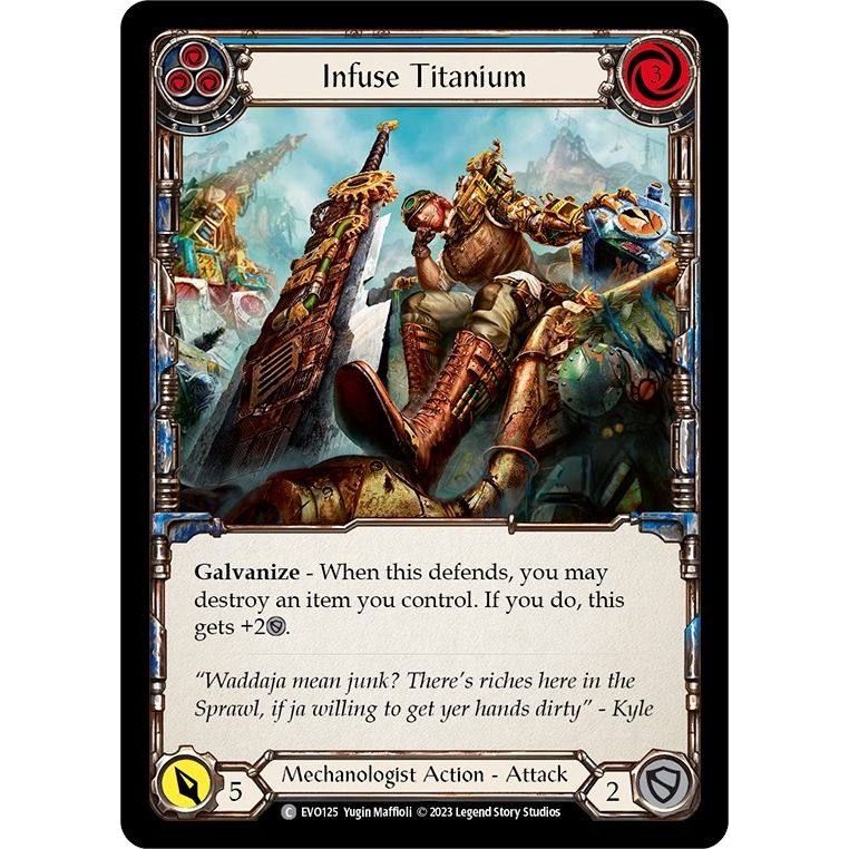 Image for Infuse Titanium (Blue) (EVO125) (EVO) - Flesh and Blood TCG