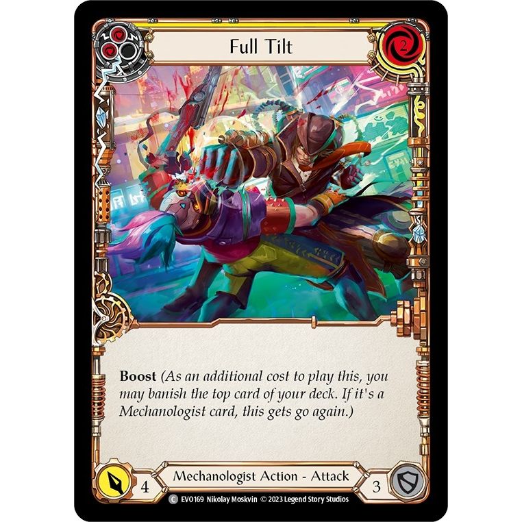 Image for Full Tilt (Yellow) (EVO169) (EVO) - Flesh and Blood TCG