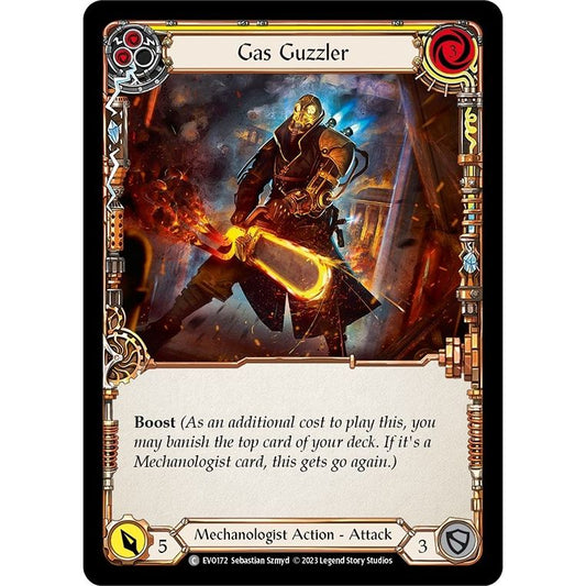 Image for Gas Guzzler (Yellow) (EVO172) (EVO) - Flesh and Blood TCG