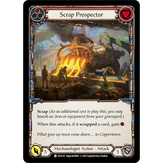 Image for Scrap Prospector (Red) (EVO135) (EVO) - Flesh and Blood TCG