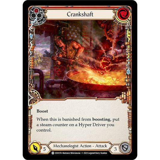Image for Crankshaft (Red) (EVO174) (EVO) - Flesh and Blood TCG