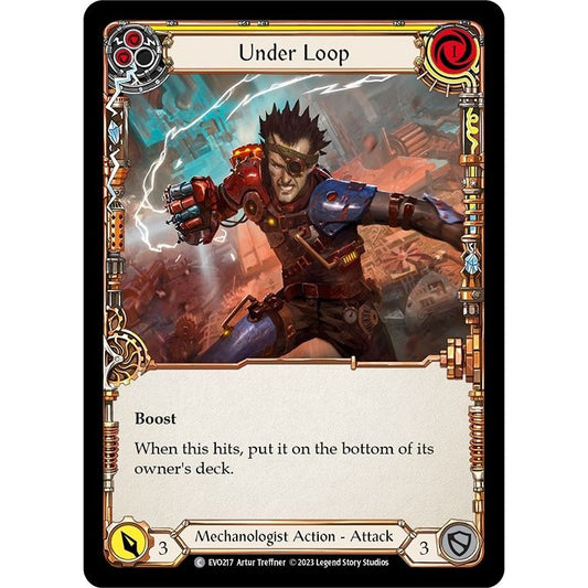 Image for Under Loop (Yellow) (EVO217) (EVO) - Flesh and Blood TCG