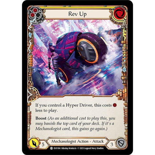 Image for Rev Up (Yellow) (EVO184) (EVO) - Flesh and Blood TCG
