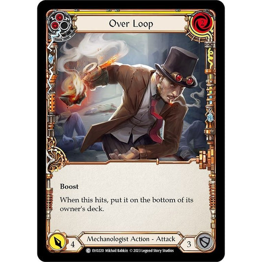 Image for Over Loop (Yellow) (EVO220) (EVO) - Flesh and Blood TCG