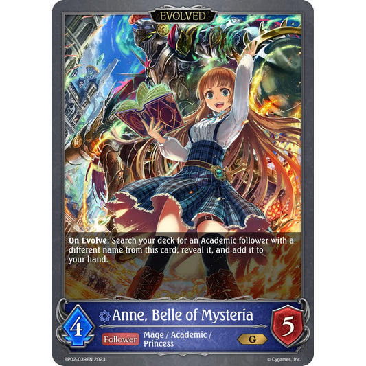 Image for Anne, Belle of Mysteria (Evolved) (BP02-039EN) (BP02) - Shadowverse: Evolve