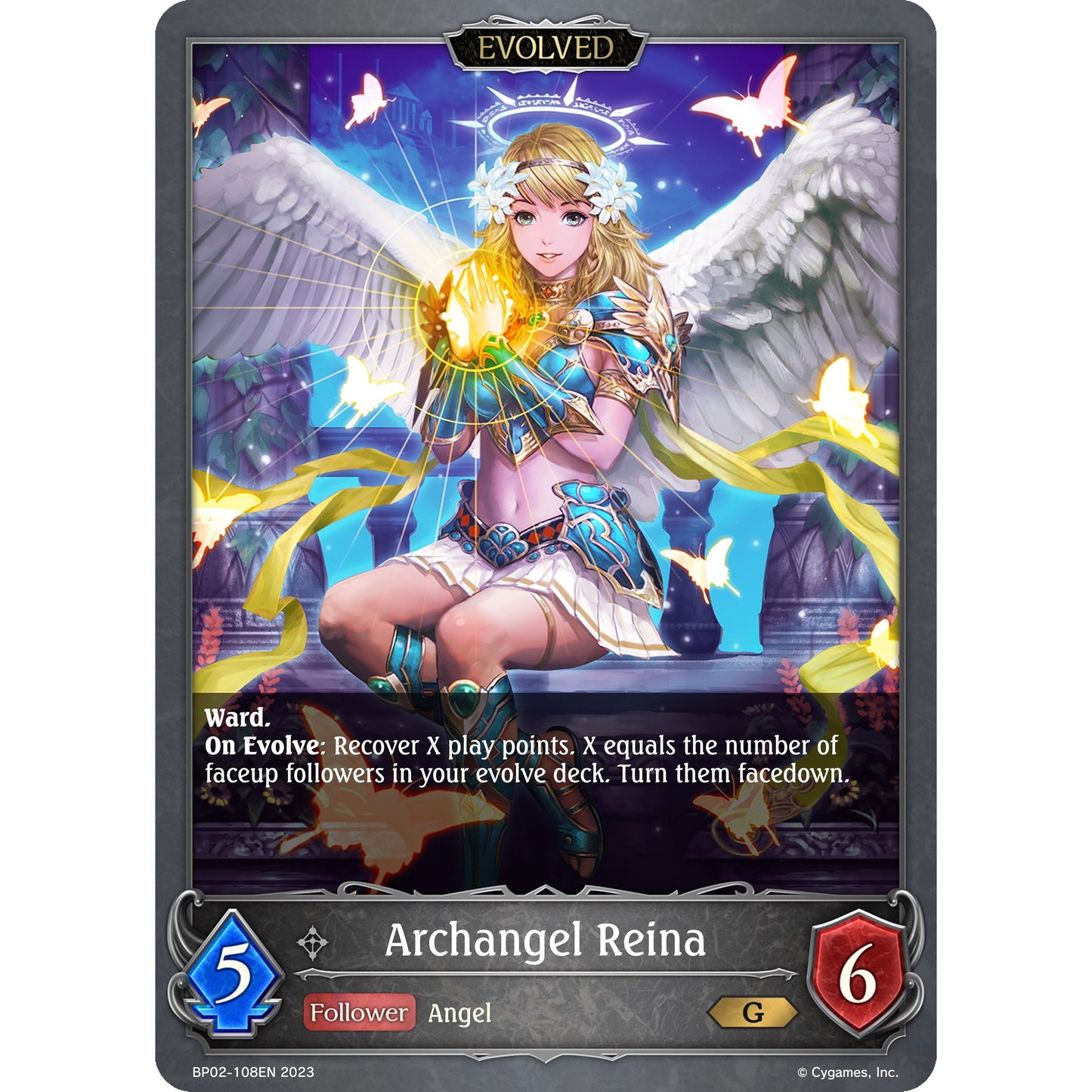 Image for Archangel Reina (Evolved) (BP02-108EN) (BP02) - Shadowverse: Evolve