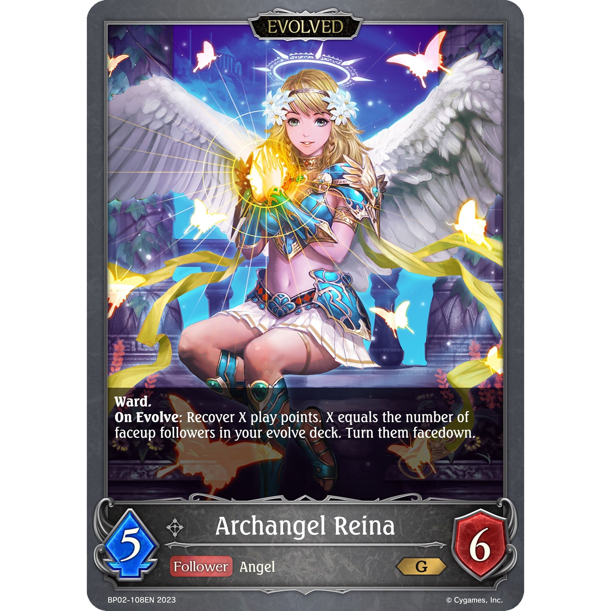 Image for Archangel Reina (Evolved) (BP02-108EN) (BP02) - Shadowverse: Evolve