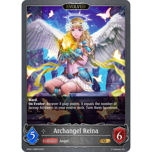 Image for Archangel Reina (Evolved) (BP02-108EN) (BP02) - Shadowverse: Evolve