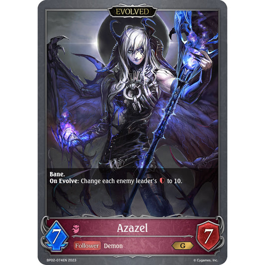 Image for Azazel (Evolved) (BP02-074EN) (BP02) - Shadowverse: Evolve