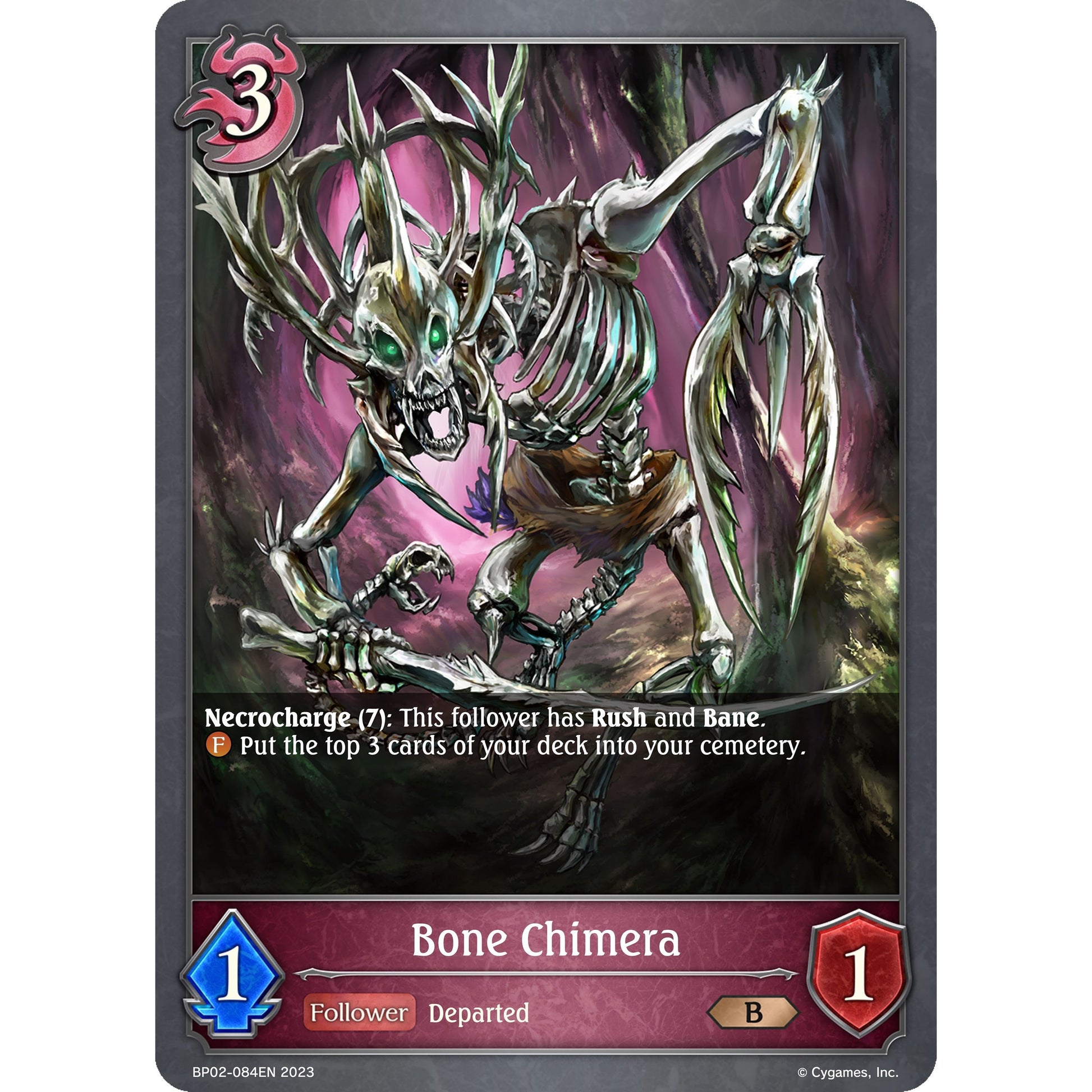 Image for Bone Chimera (BP02-084EN) (BP02) - Shadowverse: Evolve