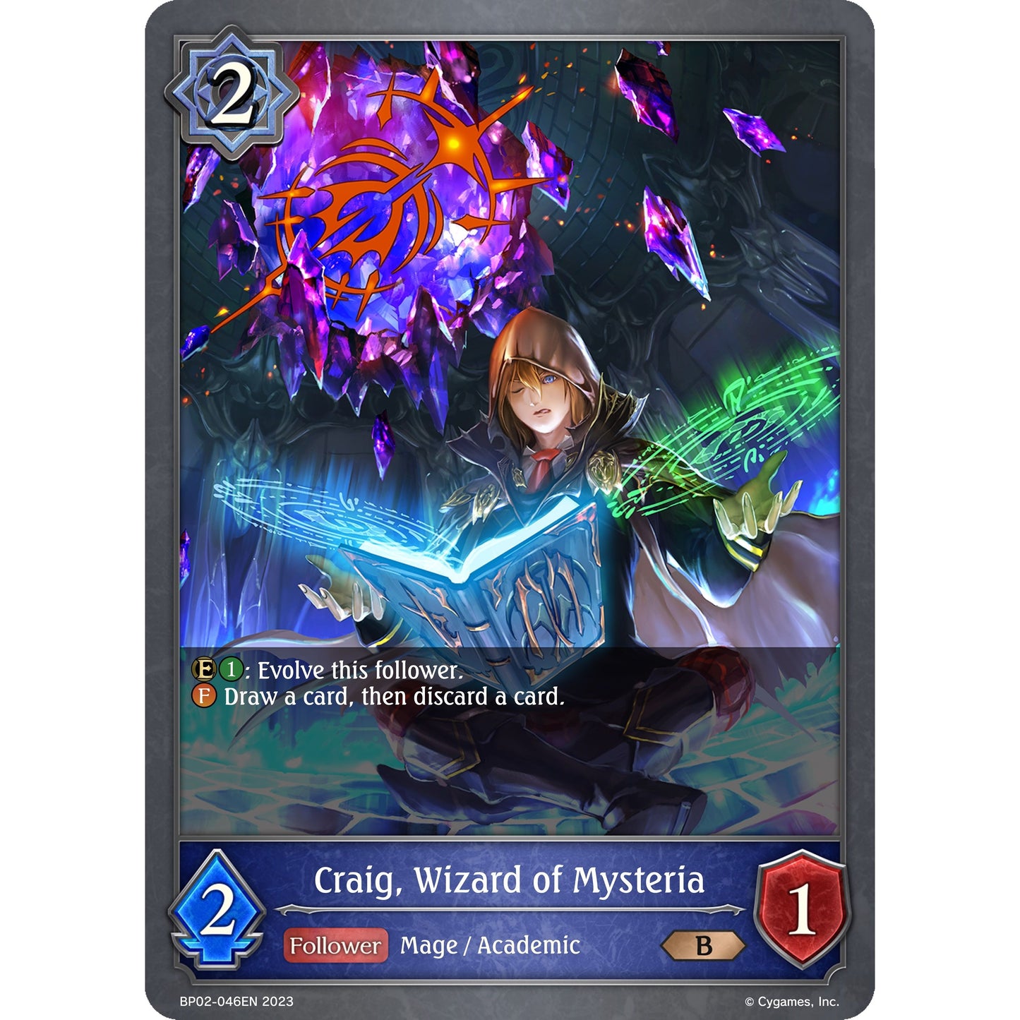 Image for Craig, Wizard of Mysteria (BP02-046EN) (BP02) - Shadowverse: Evolve