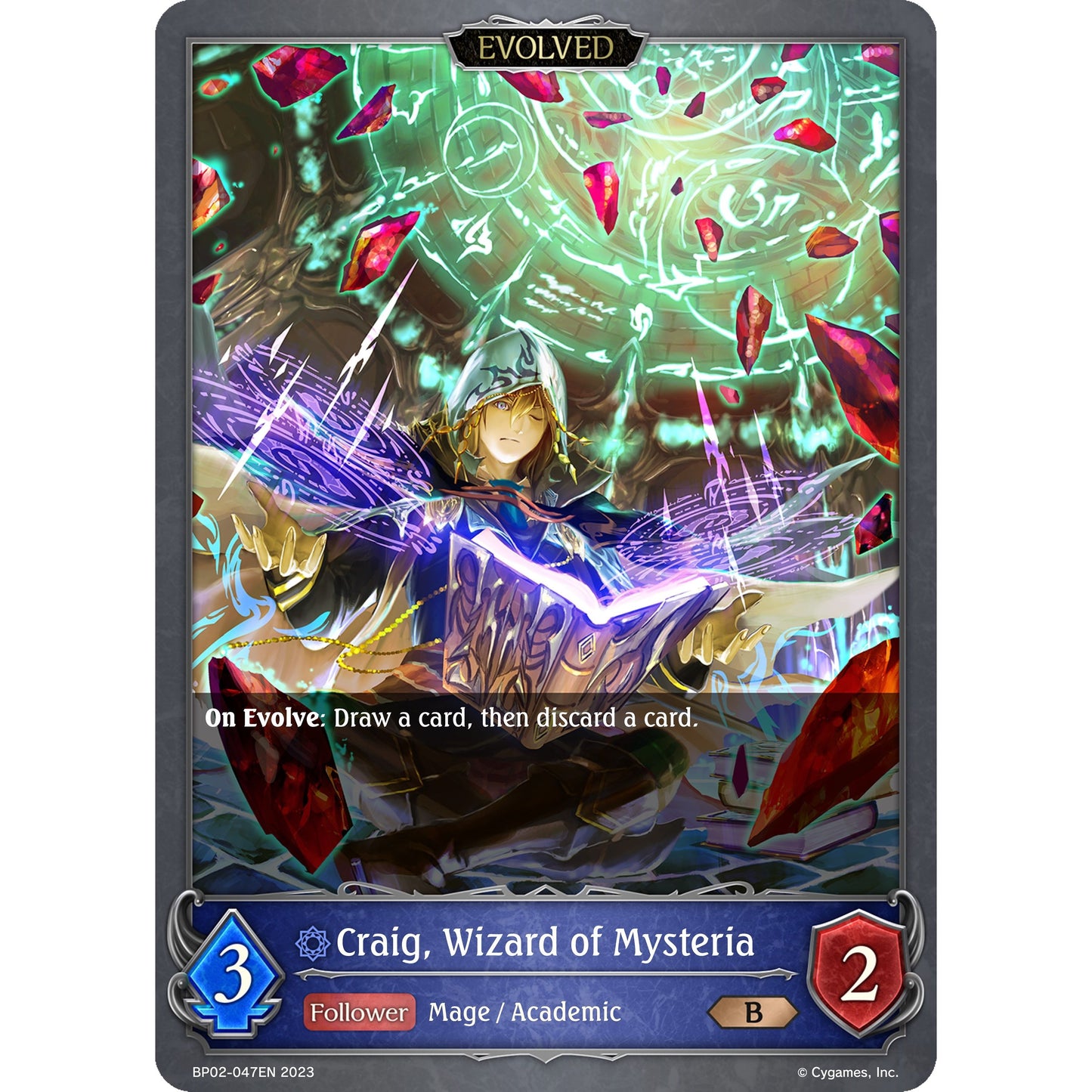 Image for Craig, Wizard of Mysteria (Evolved) (BP02-047EN) (BP02) - Shadowverse: Evolve