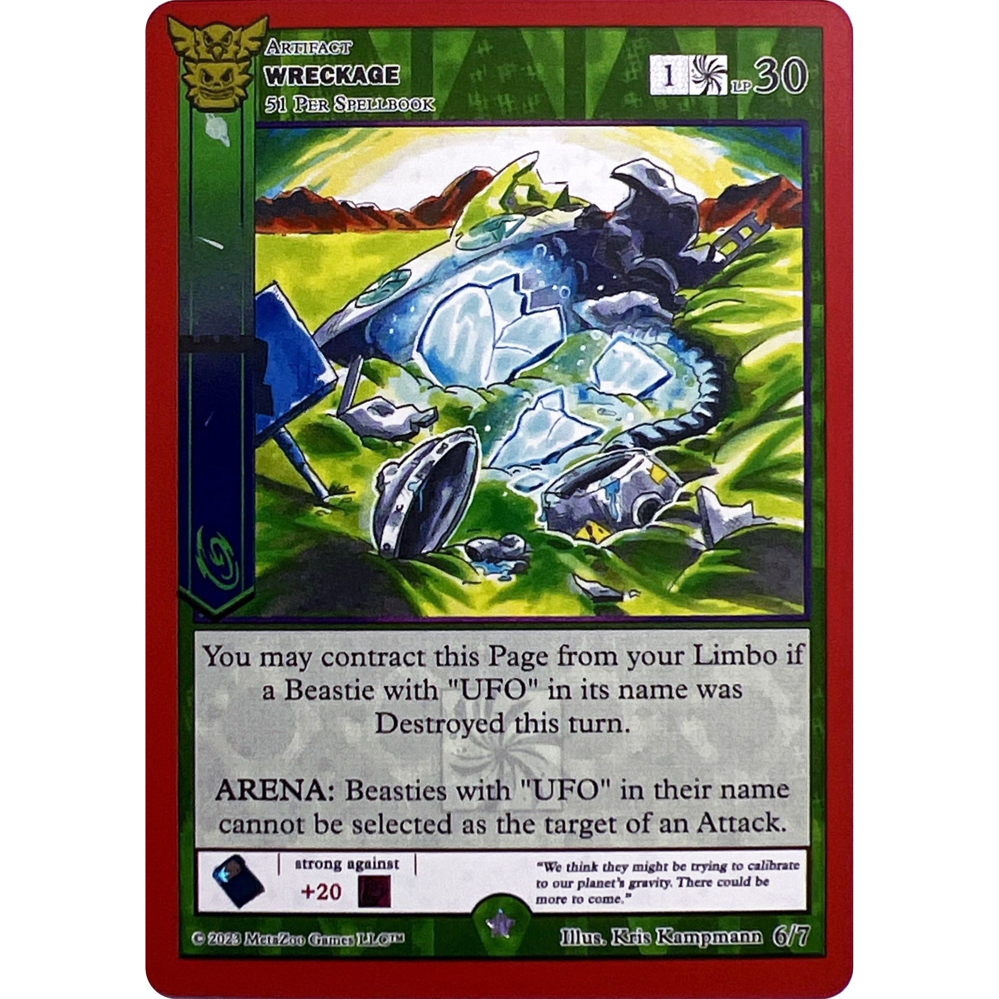 Image for Wreckage (Disclosure Pack Promos) (6/7) (MISC) - MetaZoo