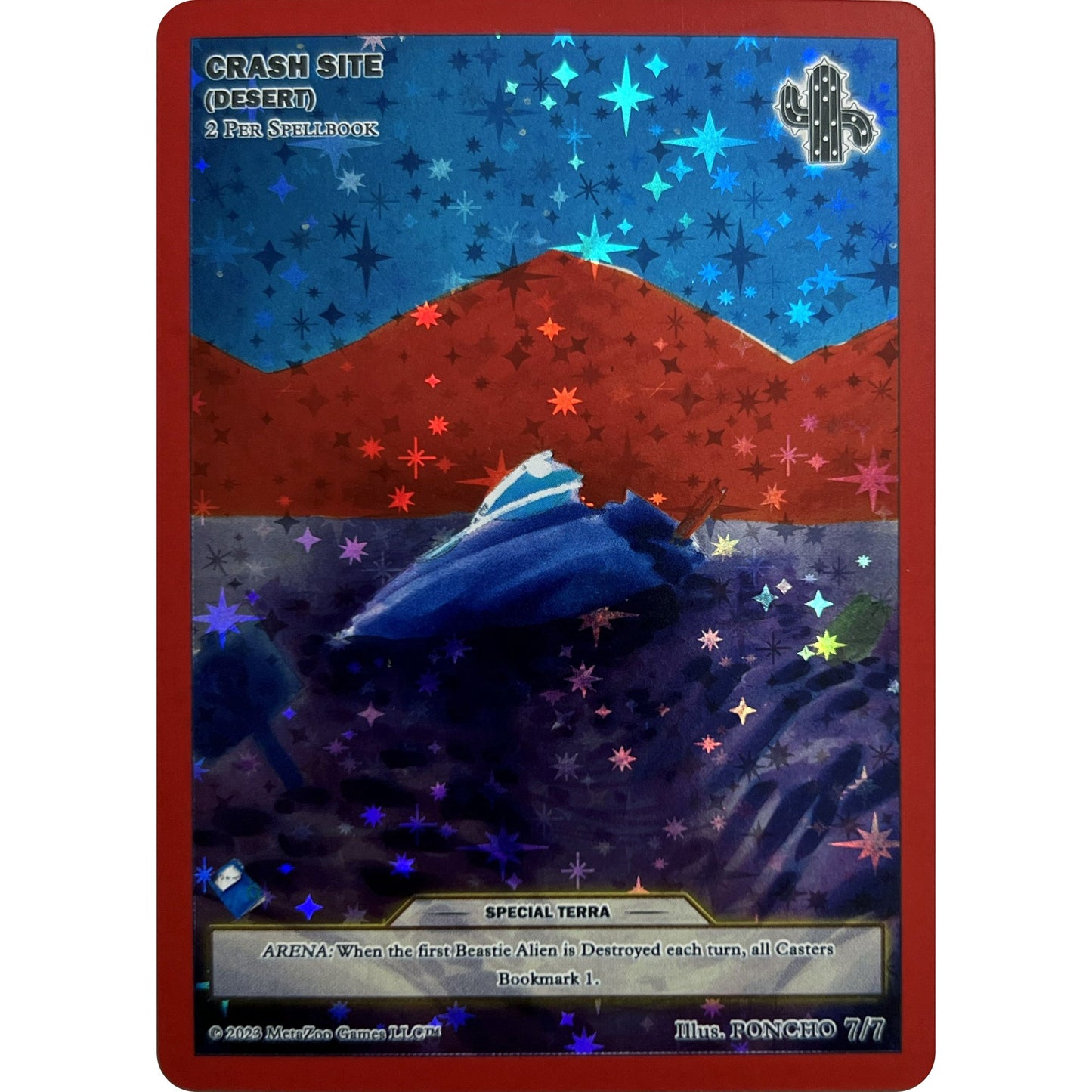 Image for Crash Site (Desert) (Disclosure Pack Promos) (7/7) (MISC) - MetaZoo