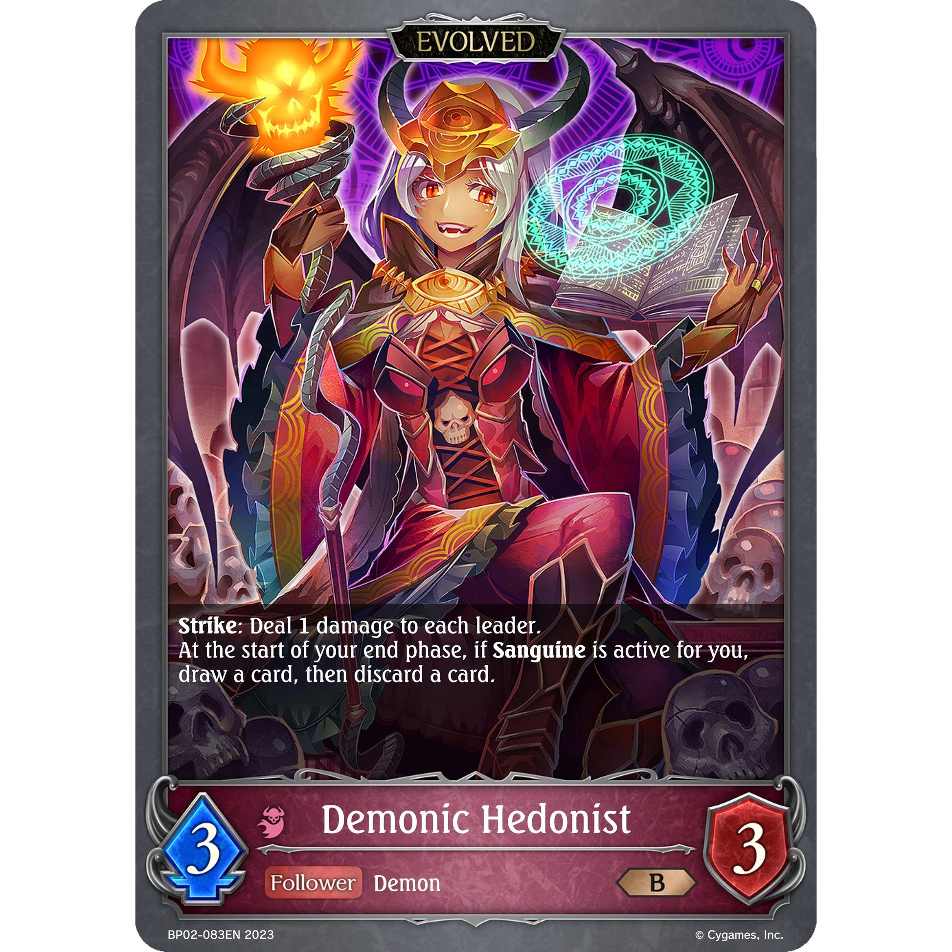 Image for Demonic Hedonist (Evolved) (BP02-083EN) (BP02) - Shadowverse: Evolve