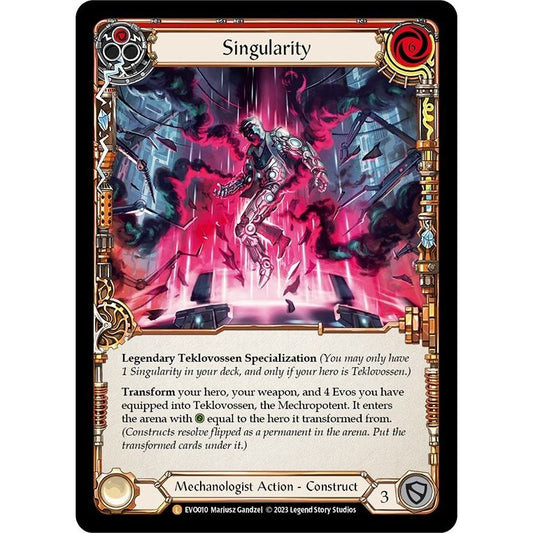 Image for Singularity // Teklovossen, the Mechropotent (EVO010) (EVO) - Flesh and Blood TCG