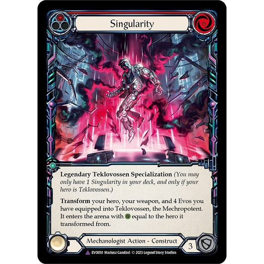 Image for Singularity // Teklovossen, the Mechropotent (Marvel) (EVO010) (EVO) - Flesh and Blood TCG