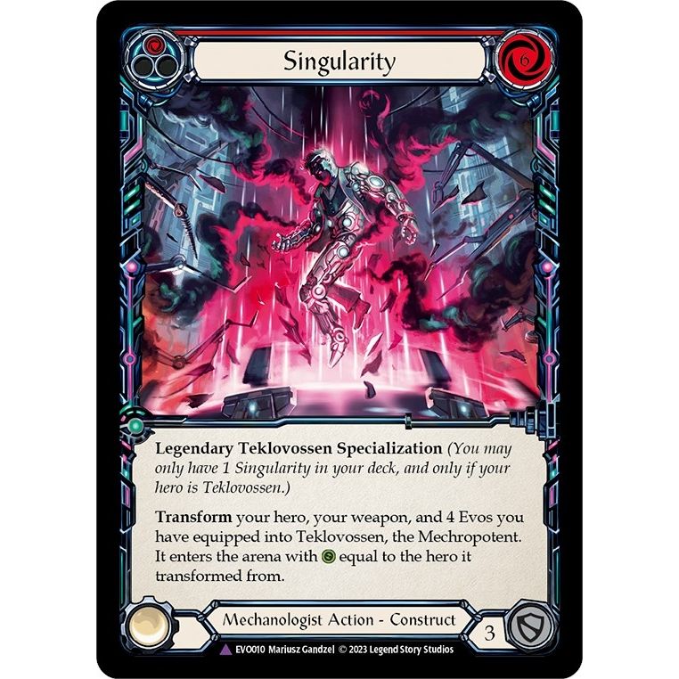 Image for Singularity // Teklovossen, the Mechropotent (Marvel) (EVO010) (EVO) - Flesh and Blood TCG