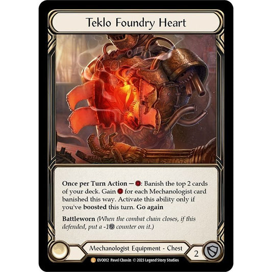 Image for Teklo Foundry Heart (EVO012) (EVO) - Flesh and Blood TCG