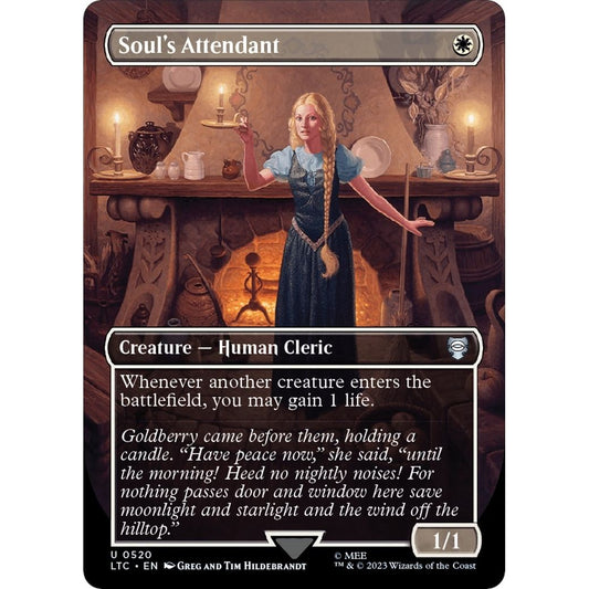 Image for Soul's Attendant (Borderless) (520) (LTC) - Magic: The Gathering