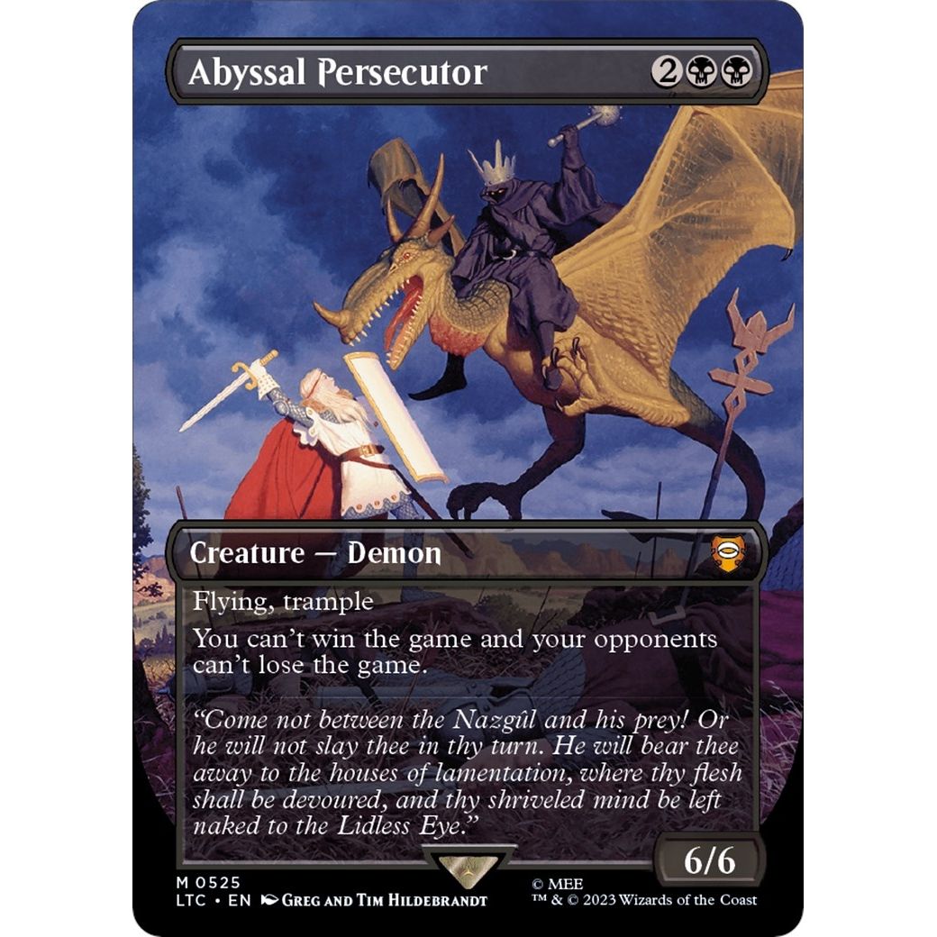 Image for Abyssal Persecutor (Borderless) (525) (LTC) - Magic: The Gathering