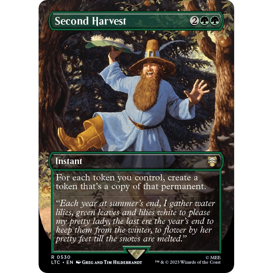 Image for Second Harvest (Borderless) (530) (LTC) - Magic: The Gathering